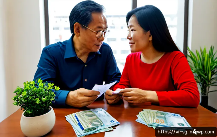 조기 은퇴 준비 체크리스트 - Photorealistic early retirement planning scene in a bright modern apartment in Ho Chi Minh City, Vie...